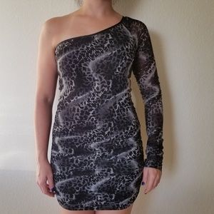 Bebe animal print dress